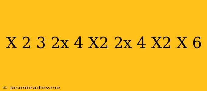 (-x-2)^3+(2x-4)(x^2+2x+4)-x^2(x-6)