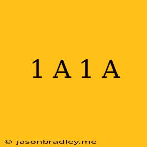 (1+a)/(1-a)