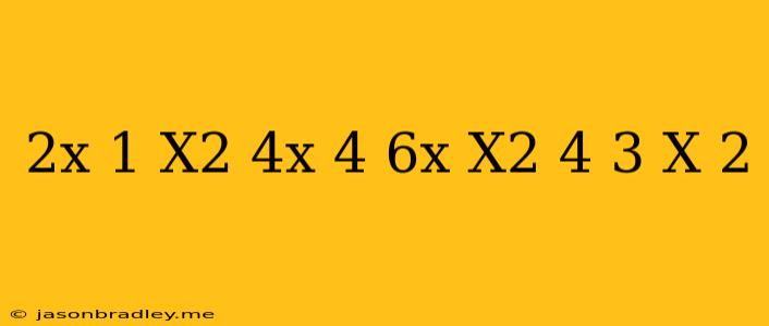 (2x+1)/(x^2+4x+4)-6x/(x^2-4)+3/(x-2)