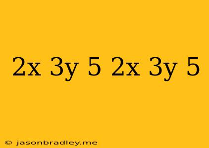 (2x+3y+5)(2x+3y-5)