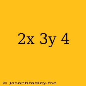 (2x+3y)^4