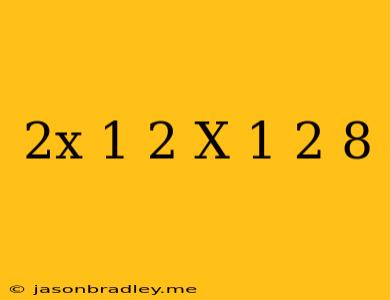 (2x-1)^2=(x-1)^2+8