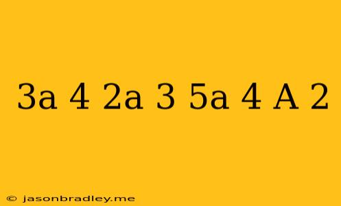 (3a+4)(2a-3)+(5a-4)(a+2)