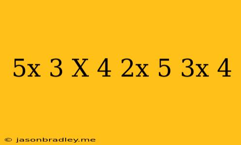 (5x-3)(x+4)-(2x+5)(3x-4)