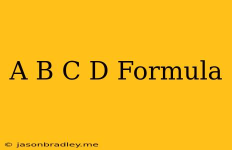 (a+b)(c+d) Formula