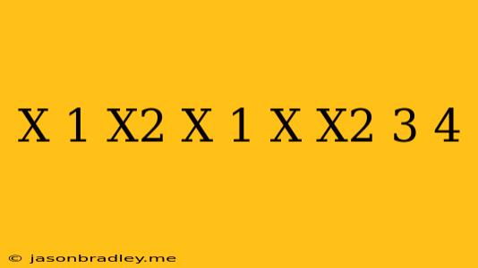 (x+1)(x^2-x+1)-x(x^2-3)=4