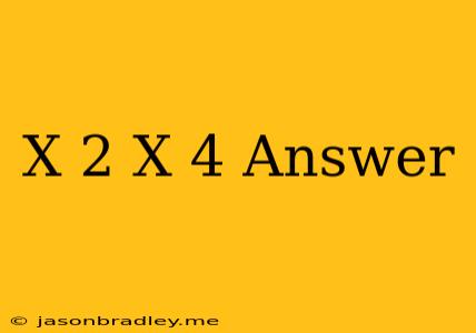 (x+2)(x+4) Answer