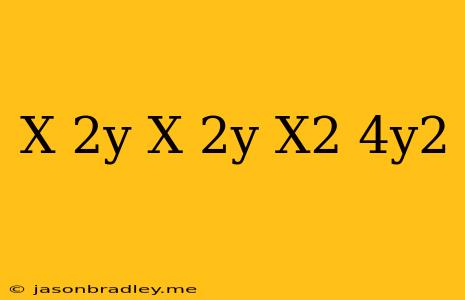 (x+2y)(x-2y)(x^2+4y^2)