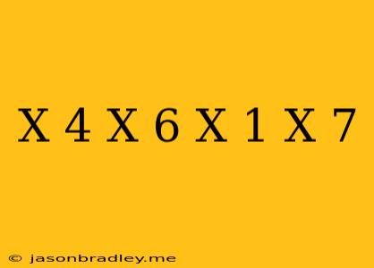 (x+4)(x+6)+(x-1)(x+7)