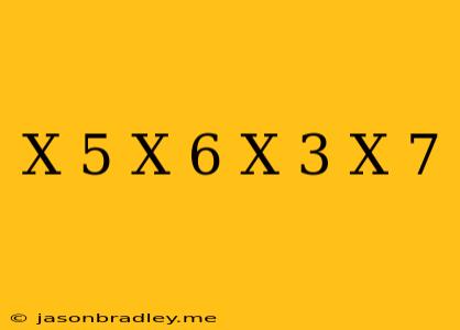 (x+5)(x+6)-(x-3)(x+7)