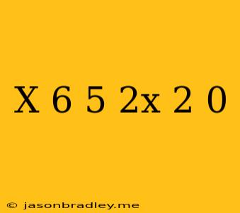 (x+6)-(5-2x)+2=0