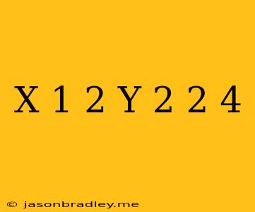 (x-1)^2+(y-2)^2=4