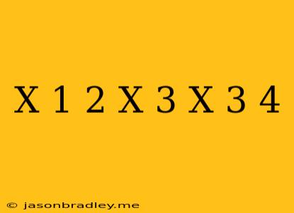 (x-1)^2-(x-3)(x+3)=4