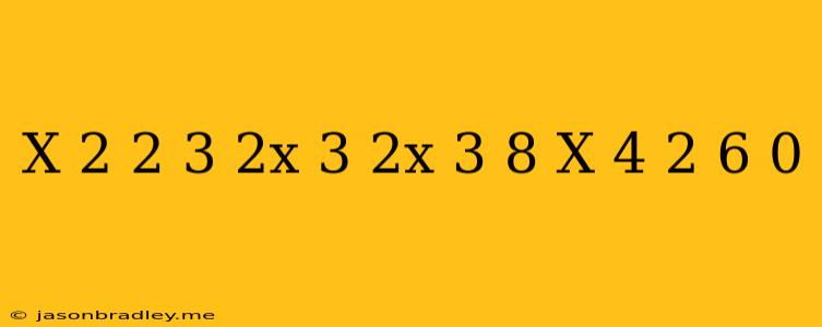 (x-2)^2/3-(2x-3)(2x+3)/8+(x-4)^2/6=0