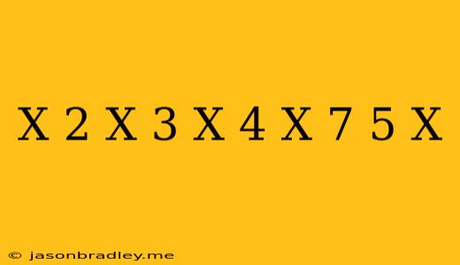 (x-2)(x+3)-(x+4)(x-7)=5-x