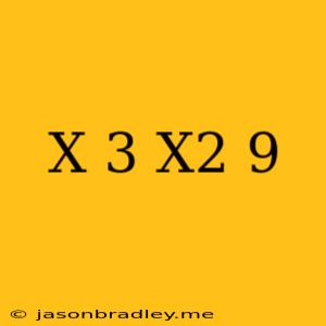 (x-3)/(x^2-9)