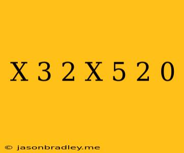 (x-3)^2-(x+5)^2=0