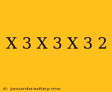 (x-3)(x+3)-(x-3)^2