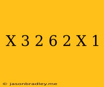 (x-3)-2=6-2(x+1)