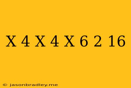 (x-4)(x+4)-(x+6)^2=-16