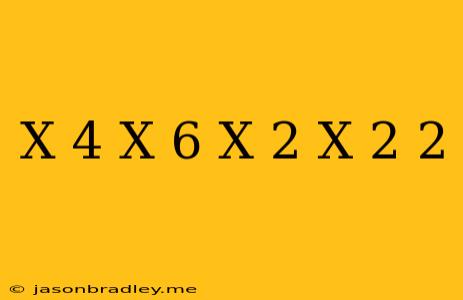 (x-4)(x-6)-(x-2)(x+2)=-2