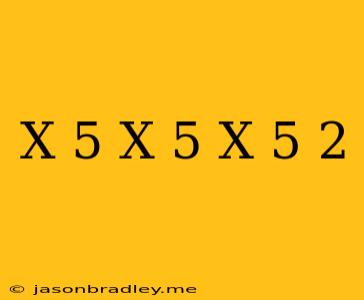 (x-5)(x+5)-(x+5)^2