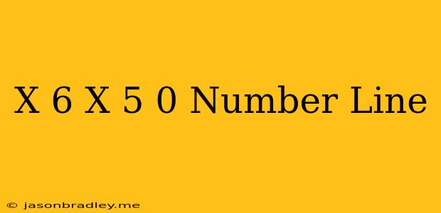 (x-6)(x+5) 0 Number Line