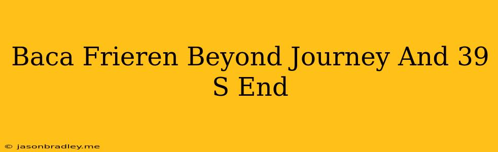 Baca Frieren Beyond Journey's End